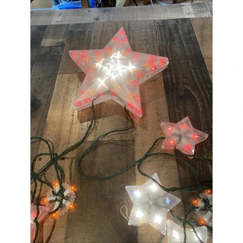 Vintage 1990s Mr. Christmas Shooting Stars Light Set -‎ WORKS - Project/Parts